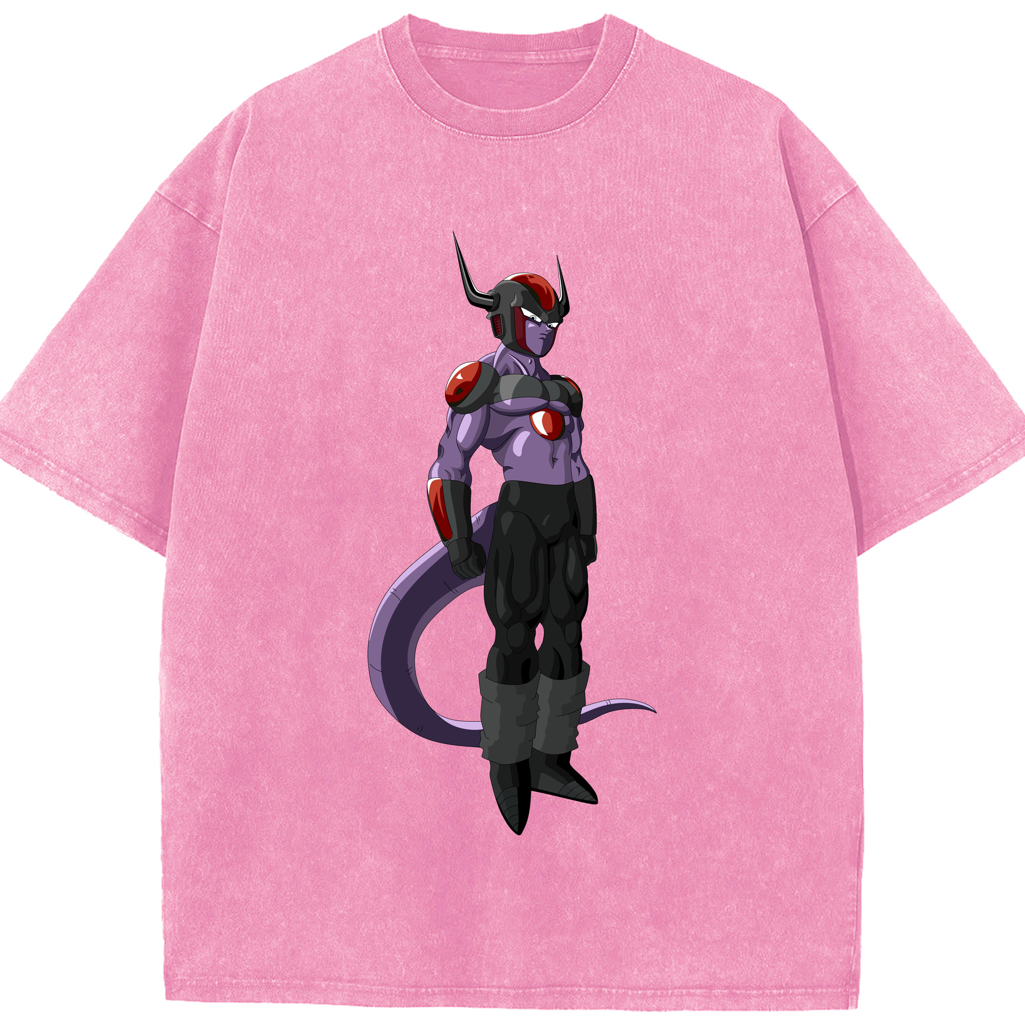 （画像用） ドラゴンボール フリーザ DRAGON BALL Frieza 綿100% ヴィンテージ風 半袖Tシャツ（フロントプリント）